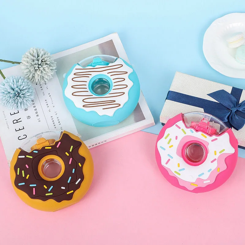 

Donut Shape Cup Creative Kids Feeding Cup with Straws Lovely Donuts Shape Water Cups Cartoon Leakproof Outdoor Water Bottle