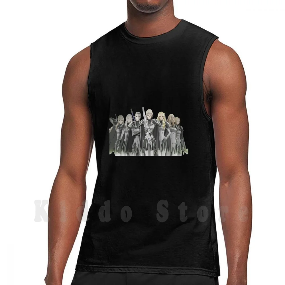 Claymore Personaggi Canotte Gilet 100% Cotone Claymore Claymore Manga Claymore Anime Weeb Manga Cartoon Clair