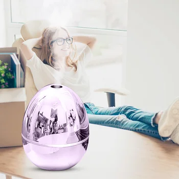 

Portable Egg Shape Electric Humidifier USB Powered Home Car Mini Mist Atomizer Air Purifier Diffuser Fogger