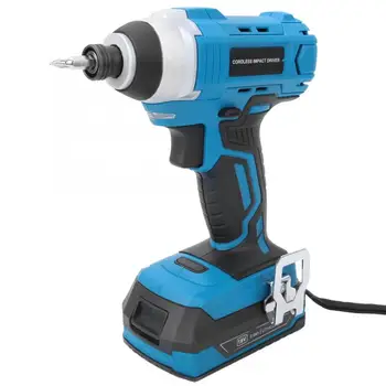 

18V Cordless Impact Wrench Li-Ion Battery Electric Screwdriver & Charger Kit Power Drilling Tool