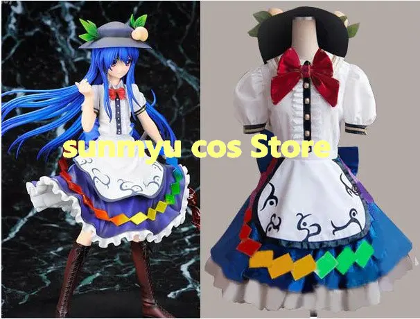 

Customize,Free Shipping! TouHou Project Touhou Hisouten Hinanawi Tenshi Cosplay Costume,Custom Size Halloween Wholesale