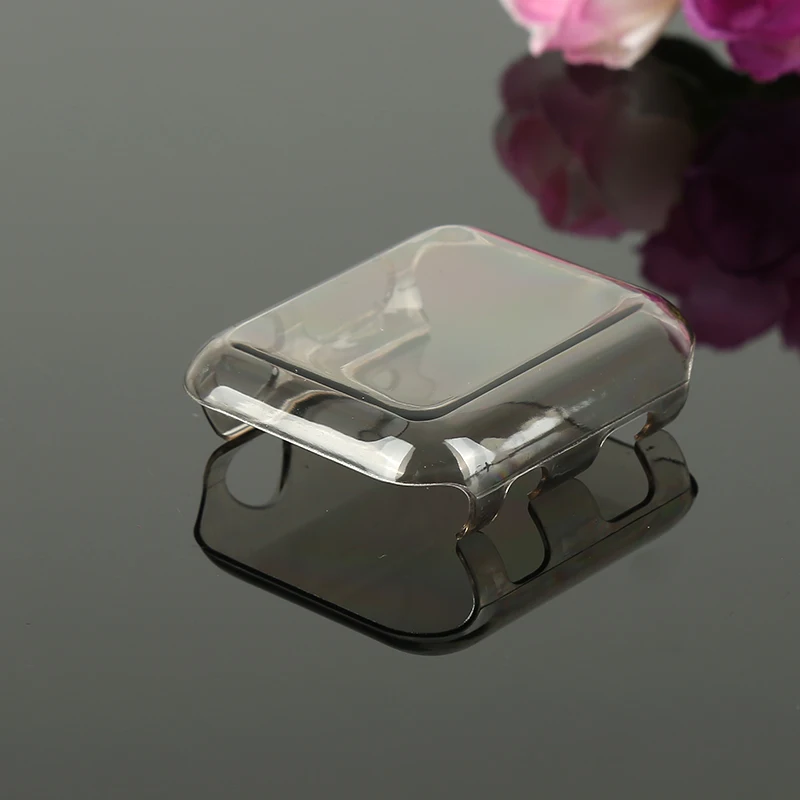 1 unit watch screen pc cover case for iWatch 2 38mm protective case cover smart watch screen film for apple watch 2 38mm