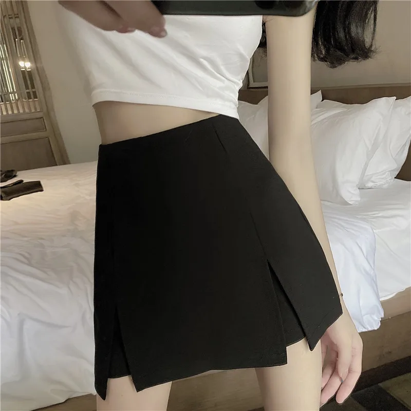

2020 new popular French fashion atmosphere Hepburn style super high waist all-match tight-fitting slimming hip sexy skirt