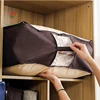 under bed storage quilt blanket clothing clothes foldable storage bag box under bed Bedding underbed storage dorm room organizer 2