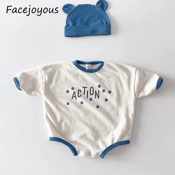

Newborn Girl Bodysuits Summer Infant Cotton Long Sleeve Baby Clothing Jumpsuit Boy Body Tops + Hat Baby Girl Clothes