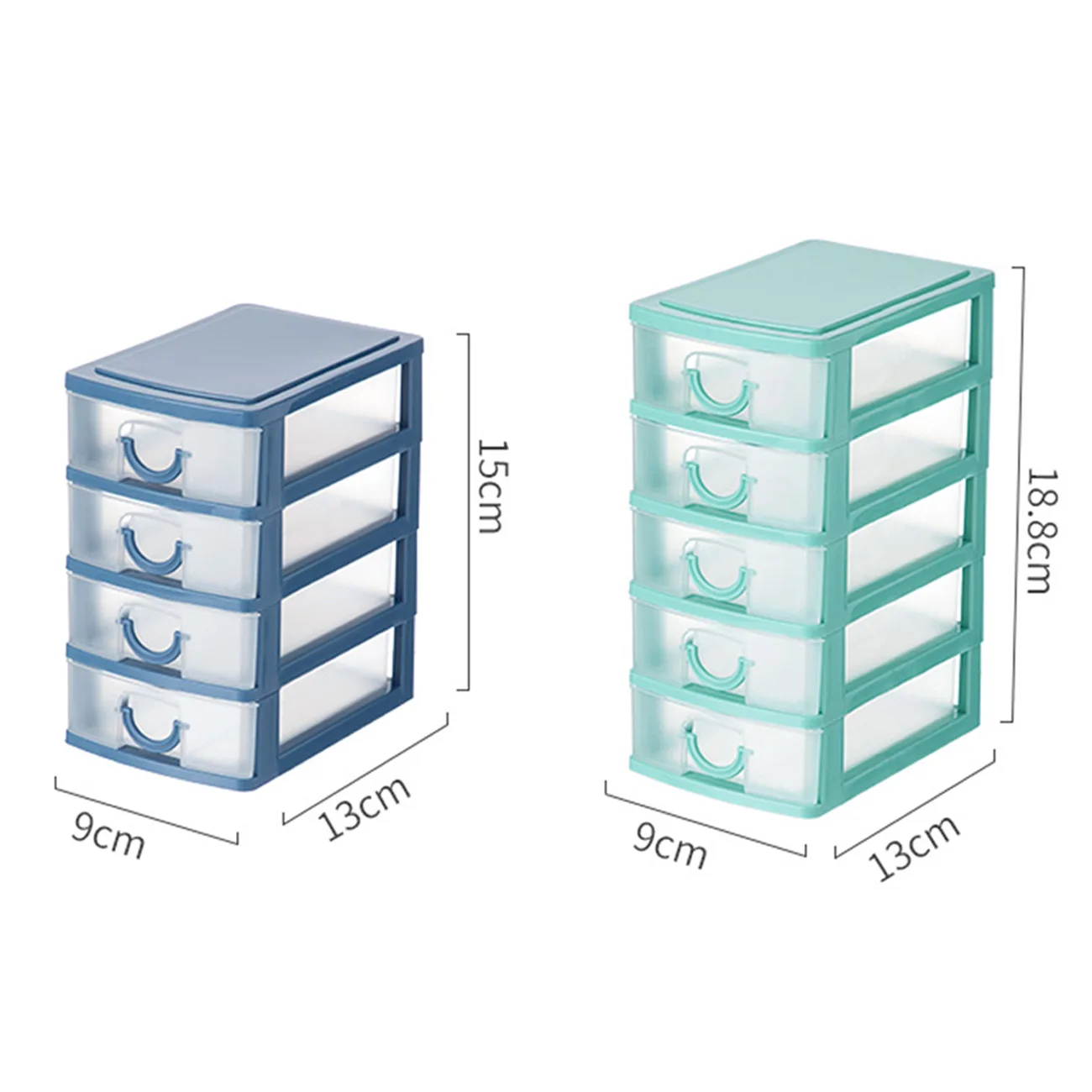 Transparent Drawer Storage Box Desktop Office Debris Sorting Box For Dressing Table