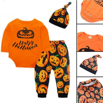 

Newborn Baby Boy Girl 3M-3T Romper Bodysuit Jumpsuit Outfits Clothes Halloween Costume