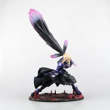 

Anime Fate Stay Night Saber Black Ver PVC Action Figure Collectible Model doll toy 19cm