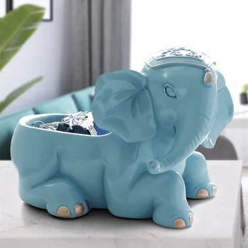 

Nordic Lucky Deer Storage Finishing Box Makeup Jewelry Box TV Cabinet Coffee Table Key Remote Control Box Furnishings WA20