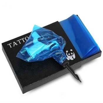 

100Pcs/pack Blue Tattoo Sleeves Bags Supply Disposable Covers Bags for Tattoo Machine Professional Tattoo Accessory