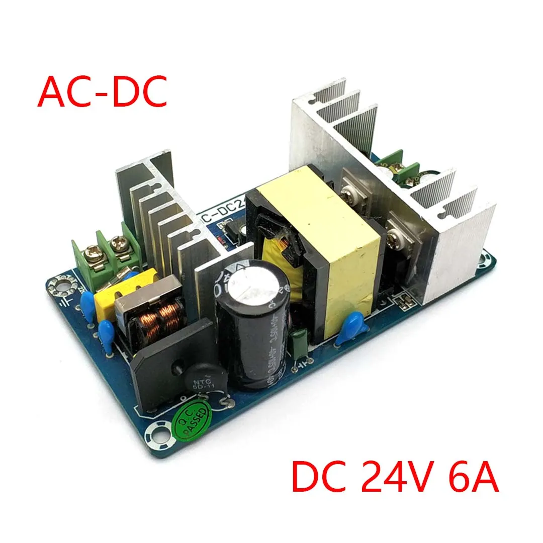 Módulo da fonte de alimentação, ac 100-240v a dc 24v 6a 9a comutação da fonte de alimentação módulo AC-DC