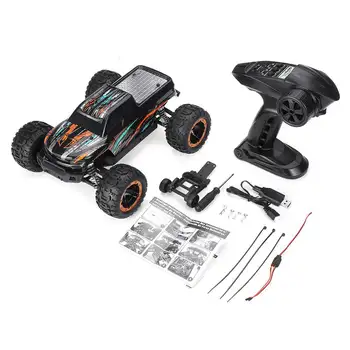 

HBX 16889 with Two Batteries 1:16 2.4G 4WD 45km/h Brushless Remote Control RC Car LED Light Off-Road Truck RTR Model