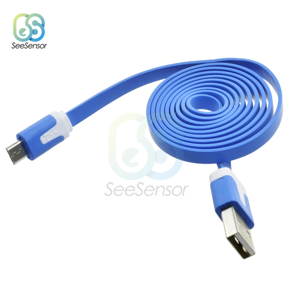 

1m 3.3ft USB Cable For Wemos D1 For Wemos D1 Mini NodeMcu Wire Random Color