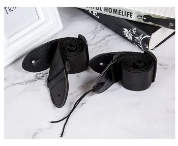 

New 2019 Universal Guitar Strap Adjustable Nylon Guitar Belt with PU Leather for Folk Wooden Classical Guitar Hot Sale