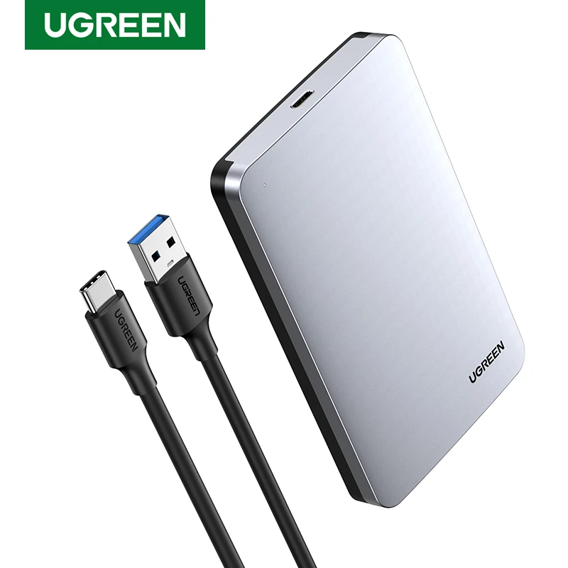 Корпус Ugreen HDD 2,5 6 Гбит/с SATA к USB C 3,1 Gen 2 внешний жесткий диск коробка алюминиевый корпус HD для Sata жесткий диск Корпус ssd, hdd|Корпус жесткого диска|   | АлиЭкспресс