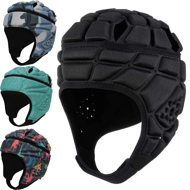 Football Helmets, Soft Padded Helmet For Rugby Flag Football Adjustable Soccer  Goalie Headguard Headgear Sports Goalkeeper Head Protection Kids Youth