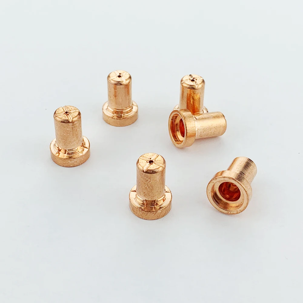 Plasma Cutter Electrodes Nozzles 65Pcs Plasma Cutter Tip Electrodes & Nozzles Kit Consumable Accessories For PT31 CUT 30 40 50 Plasma Cutter Welding Tools
