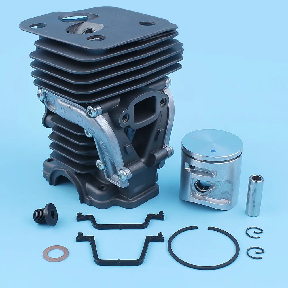 42mm Cylinder Piston Ring Kit For Husqvarna 445,445E,450,450 Rancher Chainsaw Nikasil Plated #544119902 3