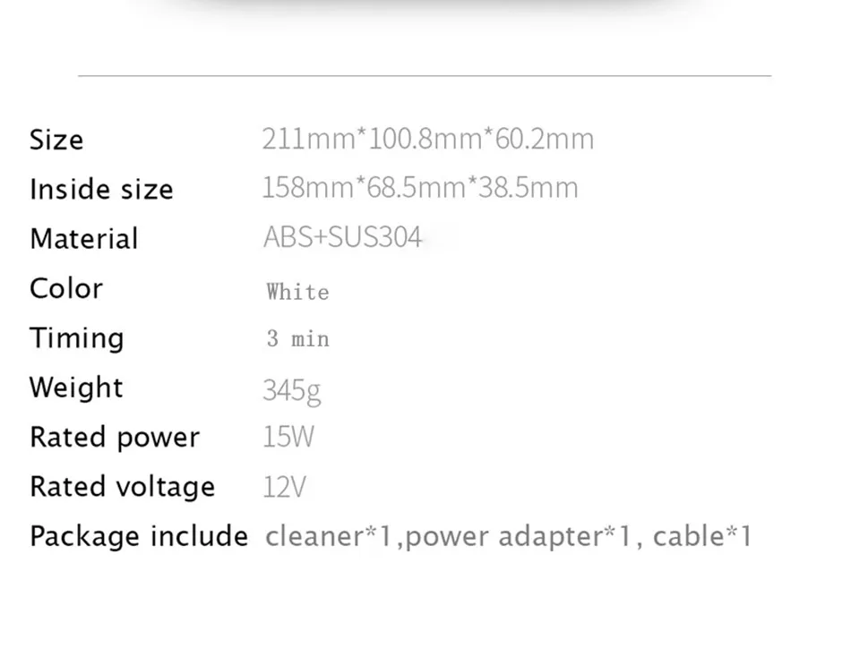 Xiaomi Mijia Youpin EraClean Ultrasonic Cleaning Machine description image 15