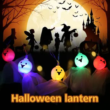 

LED Ghost Doll Shape Light String Fairy Lights Halloween Christmas Decoration