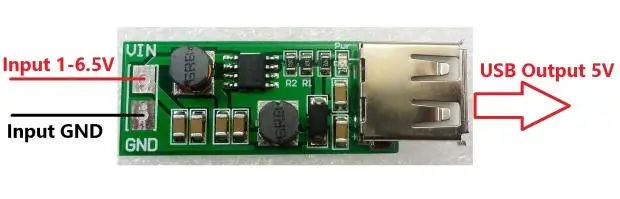 DD1205UA 1,2-6 в до 5 В USB выход Автоматический Бак-boost DC преобразователь питания модуль