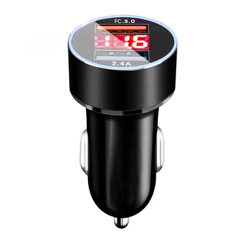 

AOZBZ Car Charger USB Car Fast Charger Adapter Double Port Quick Charge Fast Charging Auto Charger For Car 12V 24V