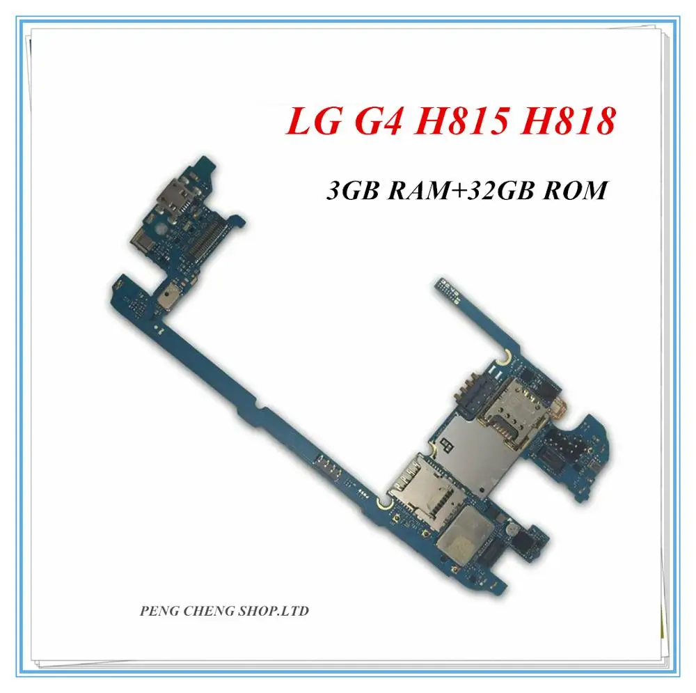

Europe Version 32GB~Unlocked Original Chips Logic Board For LG G4 H815 Motherboard