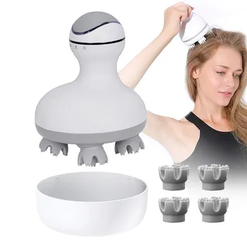 

Smart Head Massager 3D stereo massage two way surround Four Wheel Rotation Electric Body Massager Promote Blood Circulation