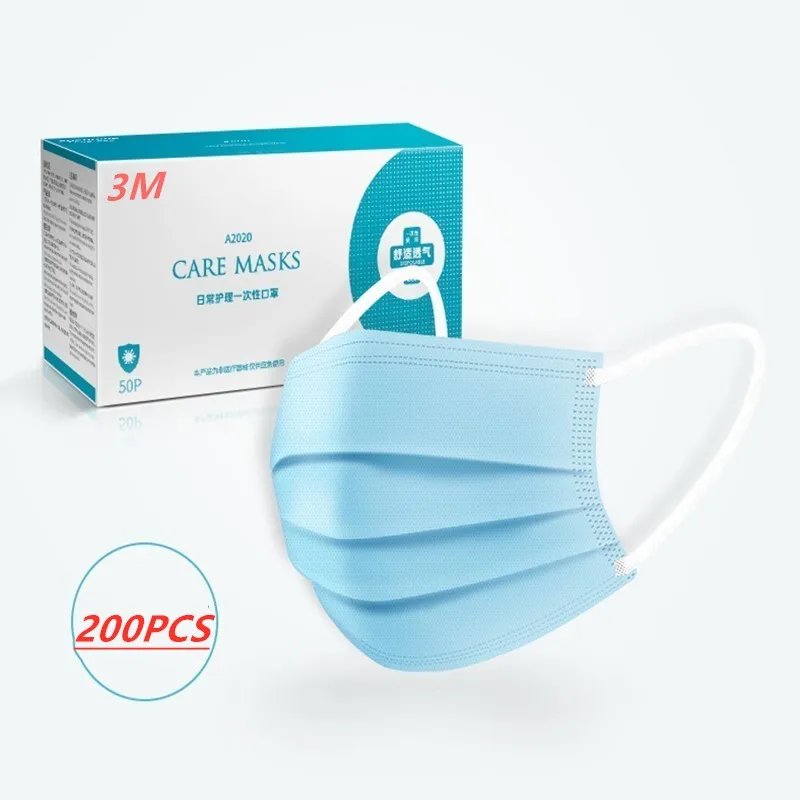 

3M Pack Disposable Mask Box 50Pcs Color Box Japanese English Box,Printed in English Drop Shipping