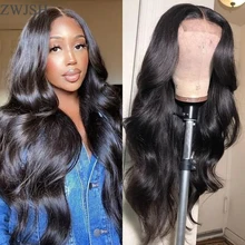 Aliexpress - Zwjsh 160% Density Body Wave Lace Front Wig Pre Plucked Natural Hairline Lace Closure Wig Human Hair Wigs For Women Remy Hair