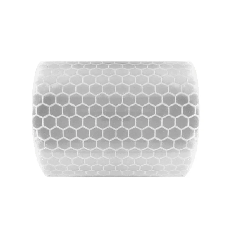 Honeycomb white Автомобиля светоотражающая лента безопасности Стикеры стайлинга автомобилей Self липкая сигнальная лента автомобилей светоотражающие полосы Авто внешние аксессуары - Цвет: Honeycomb white