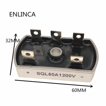 

Original 50A 1200V Aluminum Metal Case 3 Phase Diode Bridge Rectifier 50Amp SQL50A Module SQL50A1200V