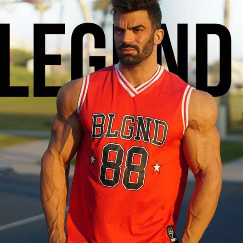 elastique musculation top fitness men mesh tanktop V-neck jersey gym stringer Mens workout tank tops Quick dry vest Running top