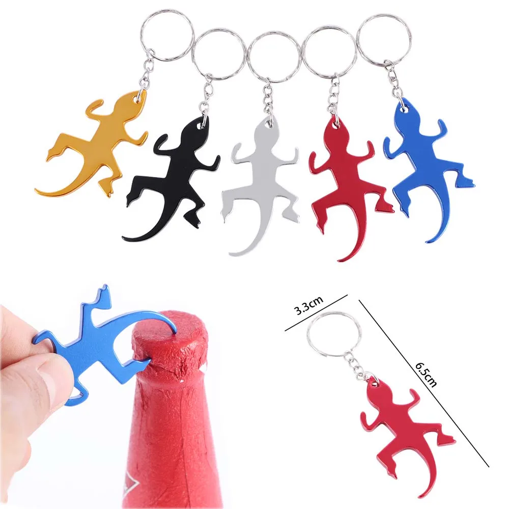 Creative Design bottle opener Cartoon Penguin Lizard Shape bottle