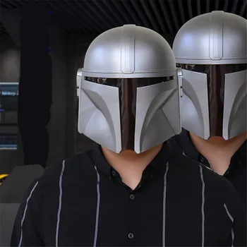 

Movie Star Wars The Mandalorian Mask Cosplay Helmets PVC Masks Props Halloween