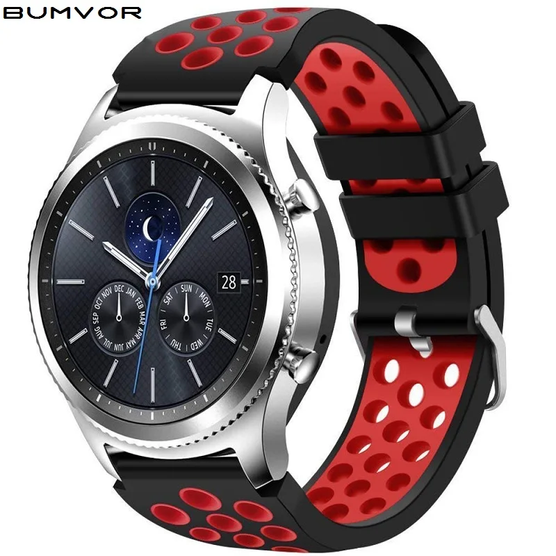 22 ремешок для samsung Galaxy watch 46 мм gear s3 Frontier/классический силиконовый сменный