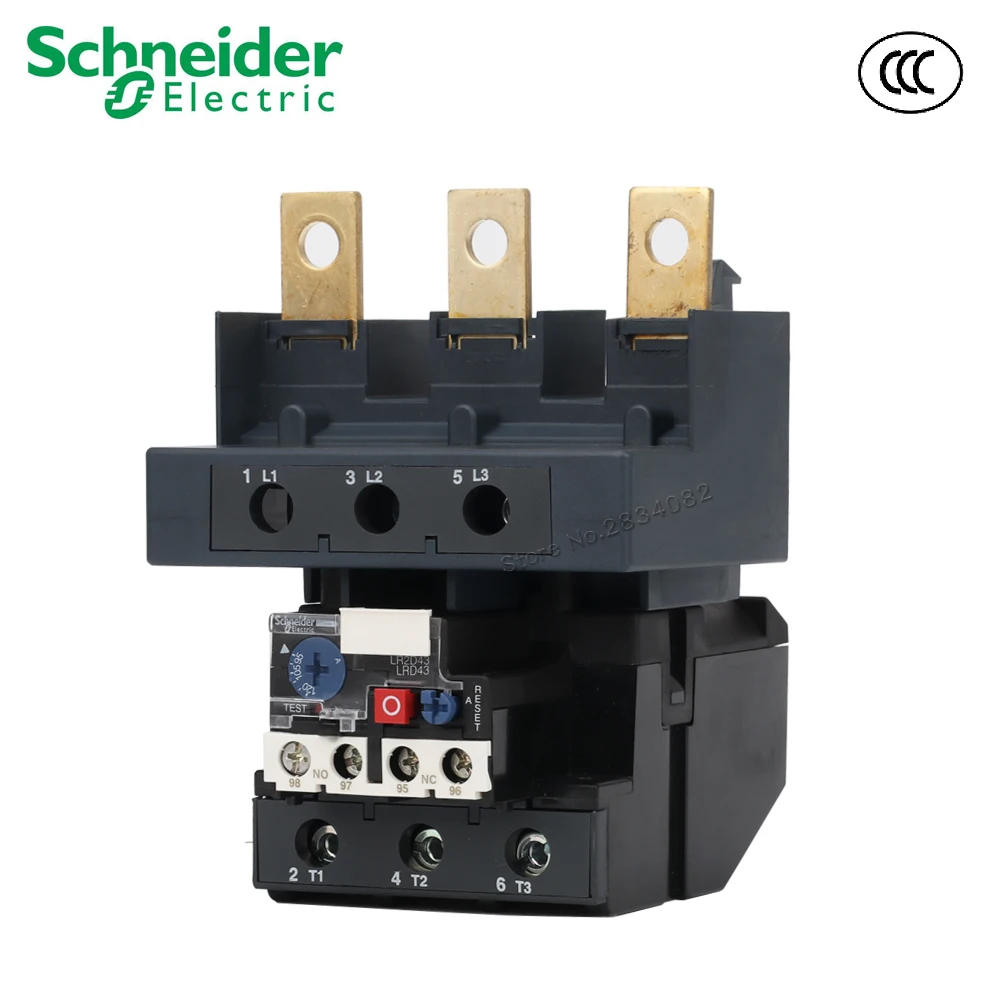 Реле перегрузки 95-120A термореле без NC защита от LRD4367 LRD4365 LRD4369 Tesys Schneider |