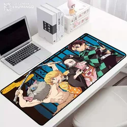 Almofada quente mouse demônio slayer kimetsu não yaiba gamer teclado borracha tapete mausepad acessórios do computador mesa de jogos portátil tapete