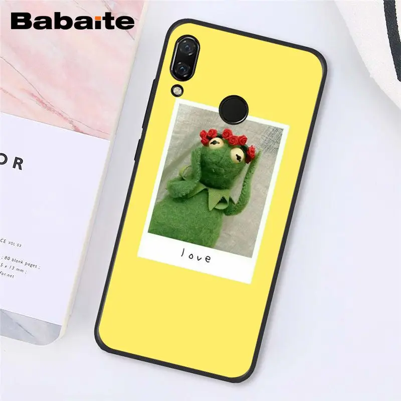 Babaite Kermit зеленая лягушка Забавный Милый гей чехол для телефона для Xiaomi Redmi8 4X 6A S2 Go Redmi 5 5Plus Note4 5 7 Note8Pro