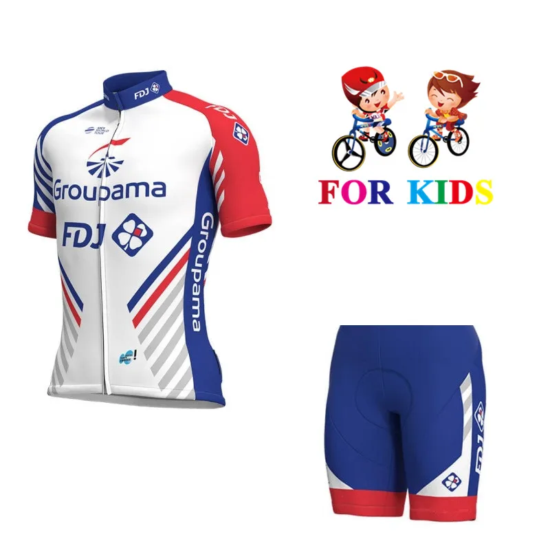 cycling jersey set 1 Дети Pro команда мальчиков MTB с коротким рукавом Велоспорт Джерси набор детей спортивные одежды для велосипедиста открытый Майо Ropa Ciclismo - Цвет: cycling jersey set 1