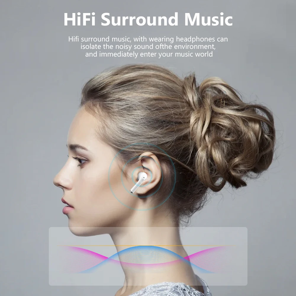 Wireless Headphones TWS Bluetooth Earphones Sport Gaming Earphone With Mic Headphone For Smartphone For iPhone 12 Pro Max Xiaomi