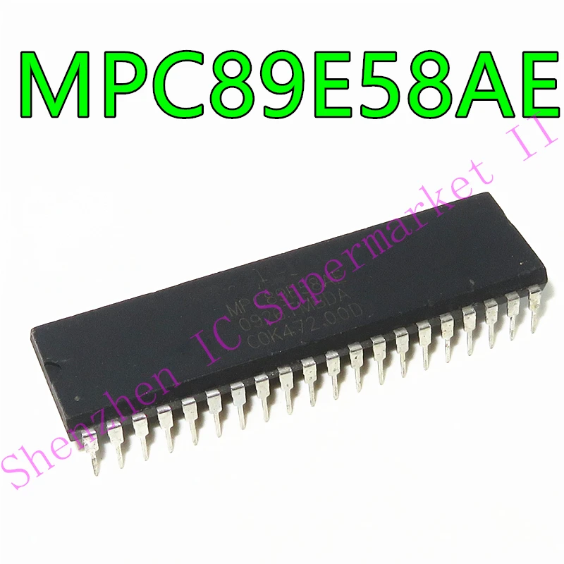 2 шт. MPC89E58AE DIP40-Новый и оригинальный 8-битный микроконтроллер | Электронные