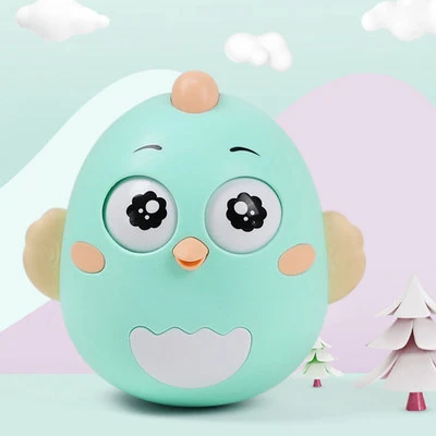 1 pcs blue Игрушки неваляшки кольцо колокольчик Roly-Poly для детей Обучающие музыкальные игрушки - Цвет: 1 pcs blue