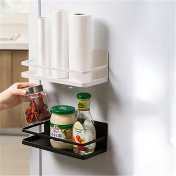 

Kitchen Multifunction Refrigerator Storage Rack Organizer Shelf Space Saver Fridge Side Wall Storage Hanging Holder