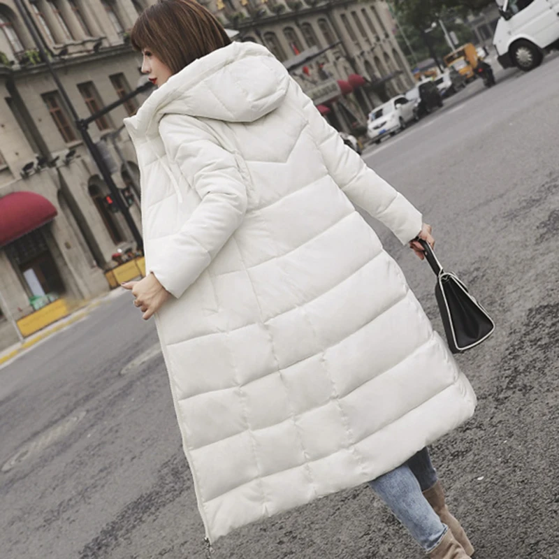 

women cotton jacket new 8 color winter M-6XL women large size hooded shirt Slim solid color winter jacket Female coat