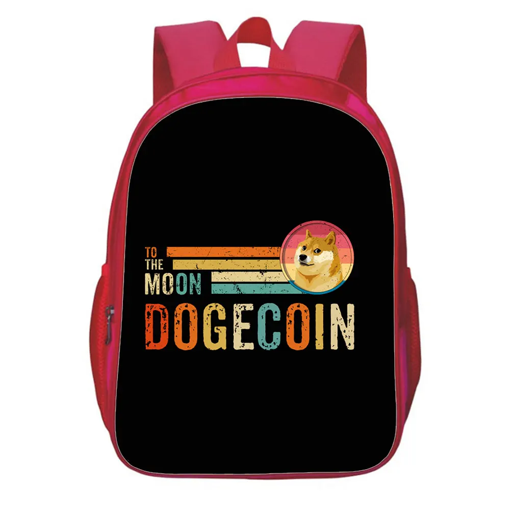 

Dogecoin Backpack Boy Girl Knapsack Unisex Rucksack School Bag Children Bags Cartoon Student Satchel Casual Mochila