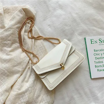 

2020 popular new trendy fashion chain shoulder messenger bag wild ins small square bag purses and handbags