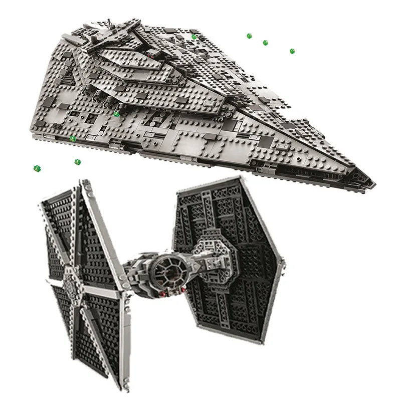 

10901 Star Wars Model Destroyer Set Compatible lepining 75190 Building Block Bricks StarWars Development Toys Children Gift