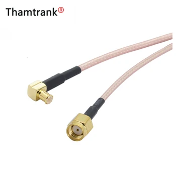 

10pcs/lot RP SMA Male to MCX Right Angle Male Plug RF Coaxial Cable MCX to SMA Connector RG316 Pigtail Cable 15cm/50cm/100cm
