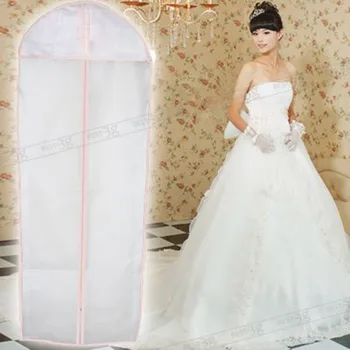 

Breathable-Bridal-Wedding-Dress-Gown-Garment-Cover-Storage-Bag-Protecter Wedding Dress Cover Garment Bag